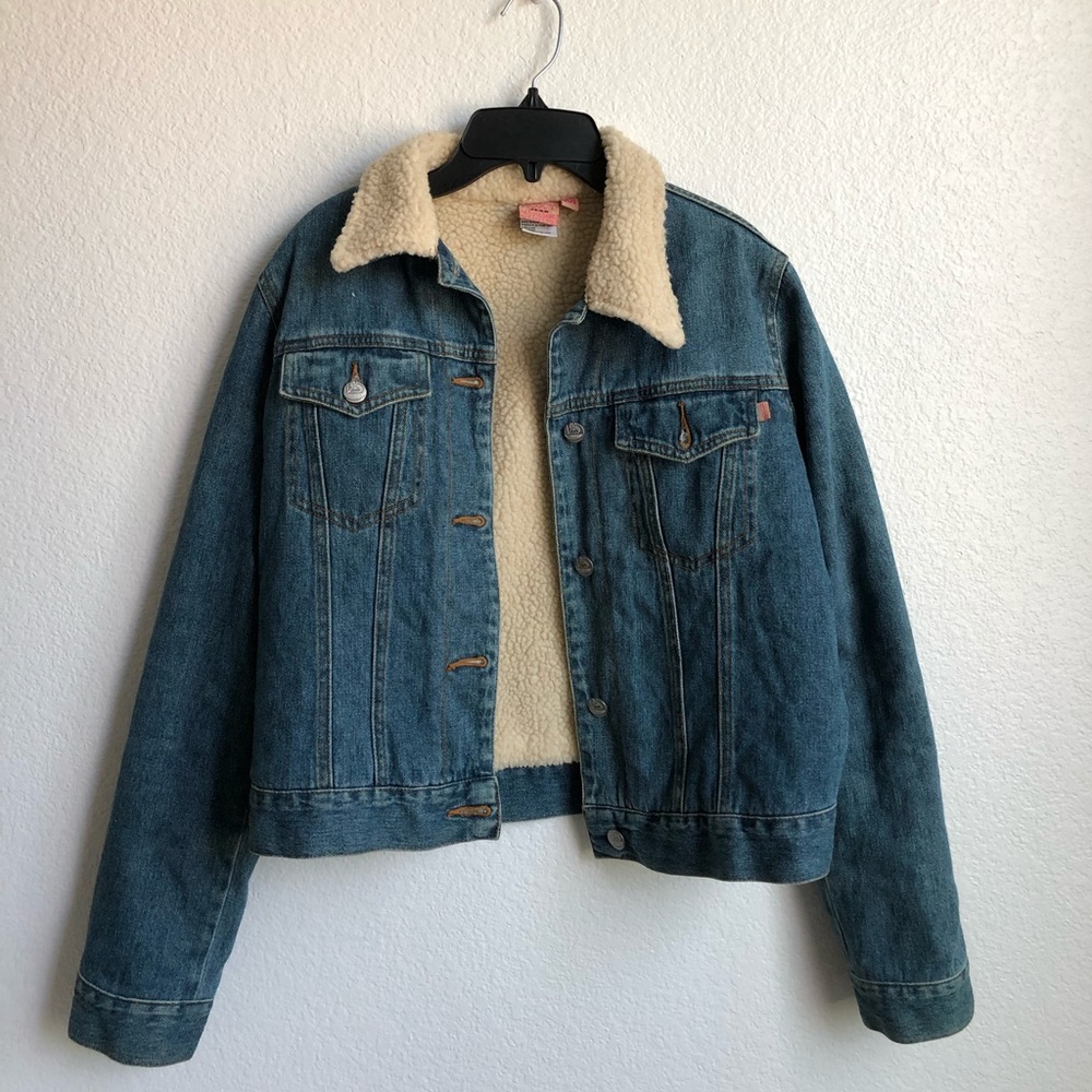 Roxy denim Sherpa lined jacket